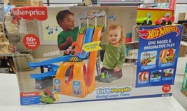 Fisher-Price Little People Hot Wheels Racing Loops Tower Trackset - £23.45 GBP