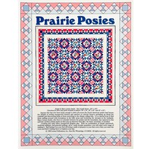 Prairie Posies Quilt PATTERN Mary Leman Austin Leman Publications Makes 4 Sizes - £9.37 GBP