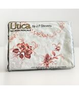 vintage Utica J.P Stevens full flt sheet 81 X 104 No Iron Applewood floral - €17,17 EUR vintage Utica J.P Stevens full flt sheet 81 X 104 No Iron Applewood floral - €17,17 EUR