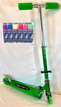 Scooter 33&quot; Green Full Color Aluminum Frame With LIGHT-UP Wheels + Free Gift - £36.77 GBP