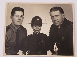 1930s Antique West Virginia State Police Photo Charlie Mccarthy Dummy Bosworth - £38.37 GBP
