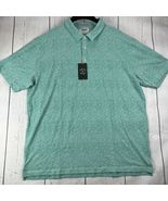 Link Soul Golf Tempus Fugit Argyle Pattern Polo 2XL Shirt Green Men New - $55.83 CAD