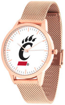 Cincinnati Bearcats Women Mesh Statement Rose Pink Watch  - £79.88 GBP