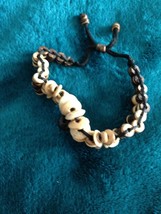 Wooden beaded bracelet adjustable - $24.99