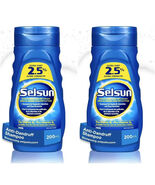 2PK Selsun Blue 2.5% Extra Strength 200 ml Anti-Dandruff Shampoo - $29.99