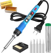 80W Soldering Iron Kit Digital LCD Metal Jewelry Repair Welding Tools - $14.77