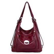 Women&#39;s Bag Large Capacity 3IN1 Soft PU eather Handbag 2022 New Trend Ladies Sho - £41.44 GBP