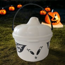McDonalds All White Halloween Bucket Ghost Pail Happy Meal Complete CC Top 1993 - £16.06 GBP