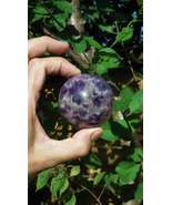 64mm Chevron amethyst sphere - $1,400.47 MXN