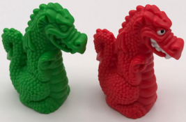 Fisher-Price Great Adventures Dragons - Red &amp; Green - Preowned - £9.10 GBP