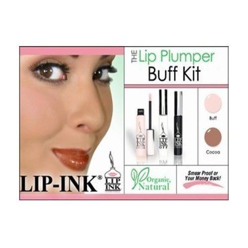 LIP INK Lip Plumper Buff Kit natural fullness Organic Vegan Kosher Waterproof