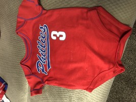 MLB Philadelphia Phillies Boys' Bodysuit Jersey Harper 0-3m - $9.50