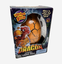 Dragon Mystery Grow Egg JA-RU Giant Hatching &amp; Growing Mystery Dragon Egg Orange - £8.68 GBP