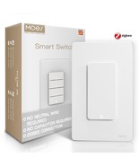 Zigbee Smart Switches, No Netural Wire, Require Zigbee Hub Inteligente S... - $45.99