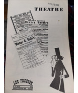 Lee Freeson Theatre Catalog #47 Hollywood CA 1962 - £26.67 GBP