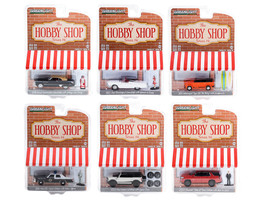 &quot;The Hobby Shop&quot; Set of 6 pieces Series 14 1/64 Diecast Model Cars by Greenlight - £51.40 GBP