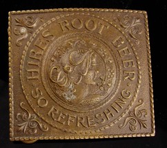 Antique Tiffany Belt Buckle - Vintage Hires Root beer Advertising buckle - Tiffa - $310.00