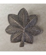 USAF Lieutenant Colonel Oak Leaf Rank Insignia Pinback 1/20 Silver Filled - $24.55