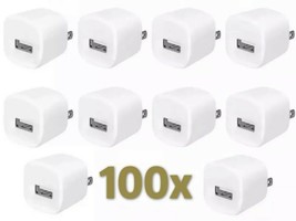Lot 100 X Wall Charger AC Power Adapter Excellent QUALITY For iPhone 4 s 5 s 6 + - £101.75 GBP