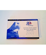 2007-S Statehood Quarters Clad Proof 5-Coin Set w/COA - $14.84