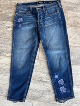 Hollister Jeans Capri 3 W26 L25 26x25 Button fly Low Rise Boyfriend Crop... - $21.23