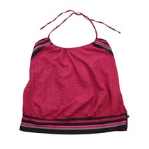 Old Navy Shirt Womens M Pink Polka Dots Halter Neck Activewear Top - £18.91 GBP