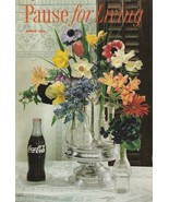 Pause for Living Spring 1960 Vintage Coca Cola Booklet Hen Party Ikebana... - £7.87 GBP