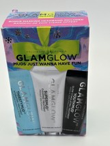 GLAMGLOW Muds Just Wanna Have Fun Set - Super mud, Thirsty Mud, And Youthmud - $30.86