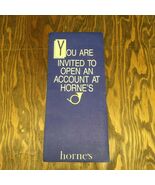 Vintage defunct horne&#39;s department store credit application movie photo ... - $27.73 CAD