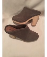 Jeffrey Campbell &#39;Freja&#39; Platform Mule taupe suede sz 9.5 - $1,613.35 MXN