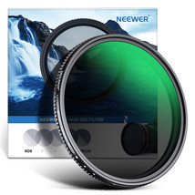 NEEWER 67mm Variable ND Filter ND8-ND128 Camera Lens Filter (3-7Stop) No X Cross - $86.99