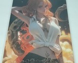 Nami Ace One Piece #055 Double-sided Art Board Size A4 8&quot; x 11&quot; Waifu Card - $39.59