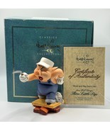 WDCC Three Little Pigs Practical Pig &quot;Work And Play Don&#39;t Mix&quot; with COA ... - €51,31 EUR