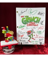 How The Grinch Stole Christmas Script Signed- Autograph Reprints- Jim Ca... - £19.91 GBP