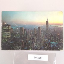 New York City Skyline 1960s Postcard 1966 NY PC Empire State Building - $146.84 MXN