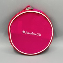 American Girl Starry Styling Kit Case Only Pink Stars Wristlet 6.5&quot; Roun... - $9.89