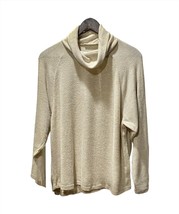 Lush Cozy Cowl Neck Oatmeal Sweater Medium NWOT - $12.86