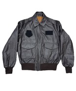 American Leather Corp Type A2 Air Force Pilot Leather Jacket 44-R USA Vtg - €85,38 EUR