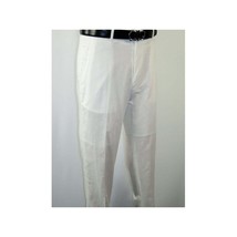 Mens 2pc Stacy Adams leisure suit Linen Cotton With Embroidery 3670 White Blue image 2