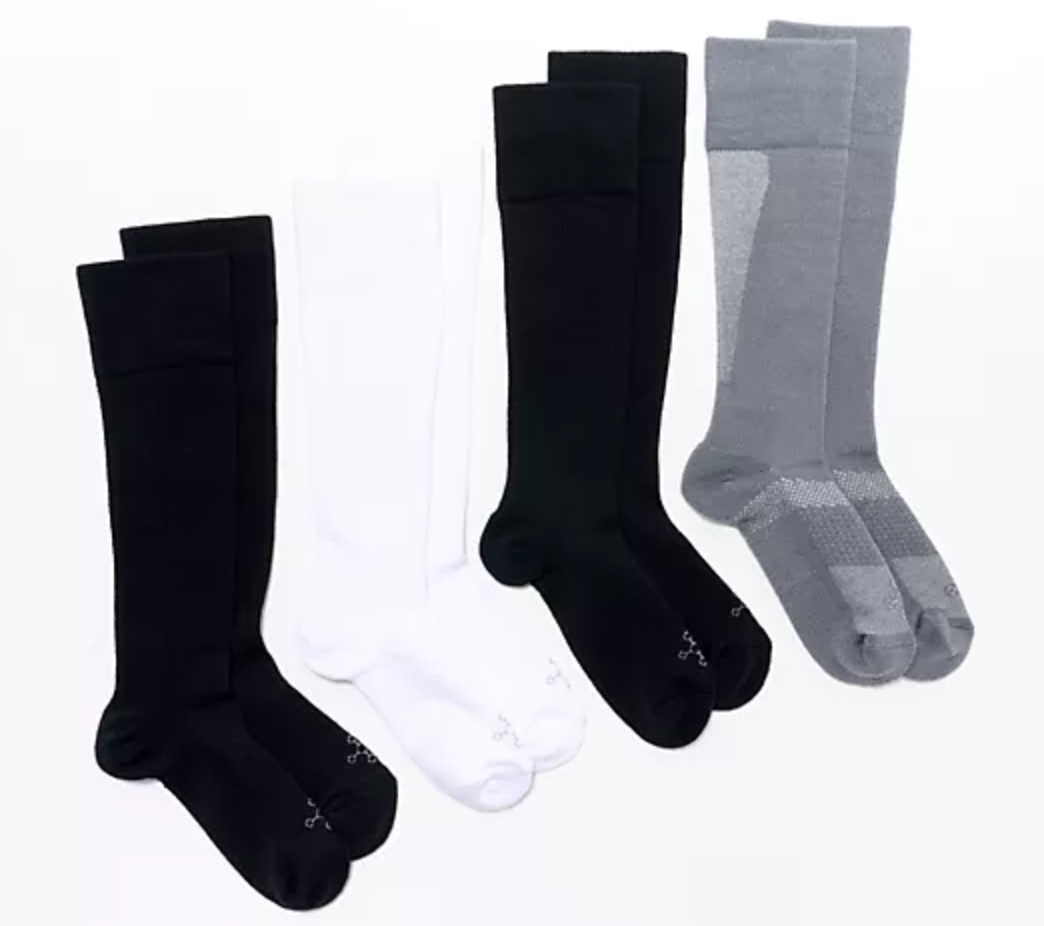 Tommie Copper 4PK UltraTemp UltraGuard Over The Calf Socks XL X-Large - $55.69