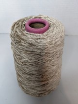 Silk City Fibers Rayon Cone Yarn Chenille Luxury 1300 YPP Cone FAWN 15.1oz - £18.80 GBP