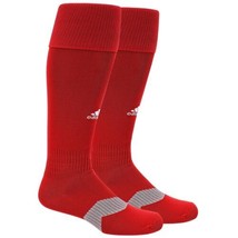 adidas Metro 4 Soccer Socks for Boys, Girls, Men and Women (1-Pair), Power Red/W - £13.26 GBP