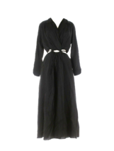 NWT Young Fabulous &amp; Broke YFB Derby in Black V-neck Cutout Maxi Dress M - £73.54 GBP