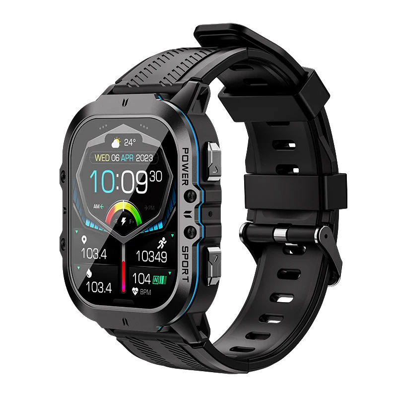 Smart Watch Men AMOLED Bluetooth Call for Information Reminder Women Hea... - $52.13