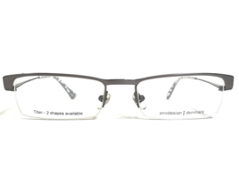 Prodesign Denmark Eyeglasses Frames 1331 c.6521 Grey Rectangular 49-17-130 - £74.18 GBP