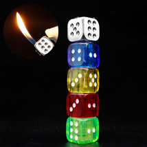 New Original Lighter Flame Creative Dice Inflatable Cigarette Lighter - £13.59 GBP+