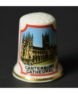 Church of England Canterbury Cathedral Bone China Souvenir Thimble Colle... - £6.66 GBP