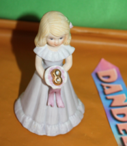 Vintage Enesco Growing Up Girls Birthday Number Eight Porcelain Figurine... - $19.79