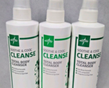 Lot of 3 Medline Soothe &amp; Cool Cleanse No-Rinse Total Body Cleanser - 8 ... - $19.95