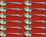 Decor by Gorham Sterling Silver Grapefruit Spoon Set 12 pieces 6&quot; - £556.82 GBP